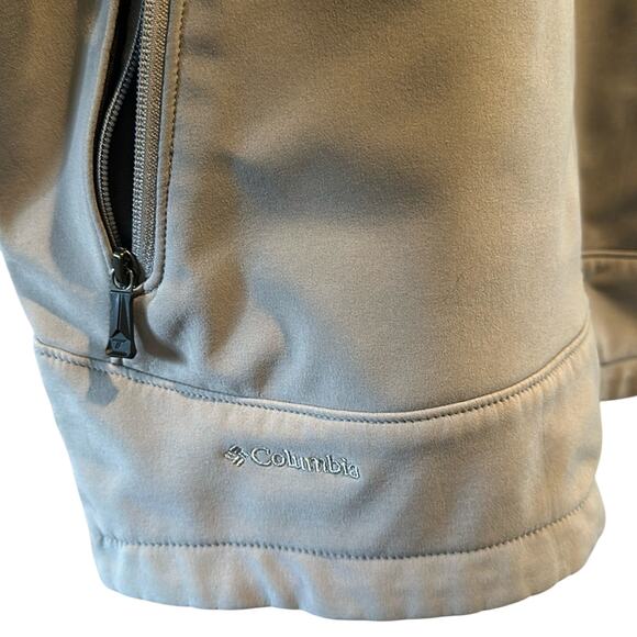 Columbia Men’s Large Titanium Gray Soft Shell Jacket - Picture 6 of 13